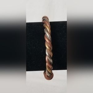 Men's Tri-metal Magnetic Cuff Bracelet